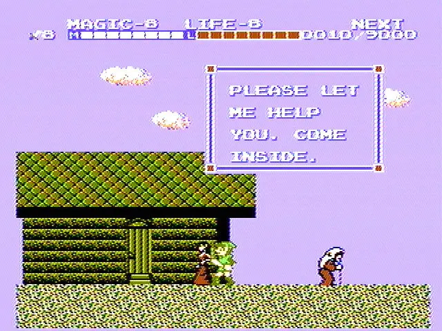 Learning Sword Techniques - Zelda II: The Adventure of Link screenshot